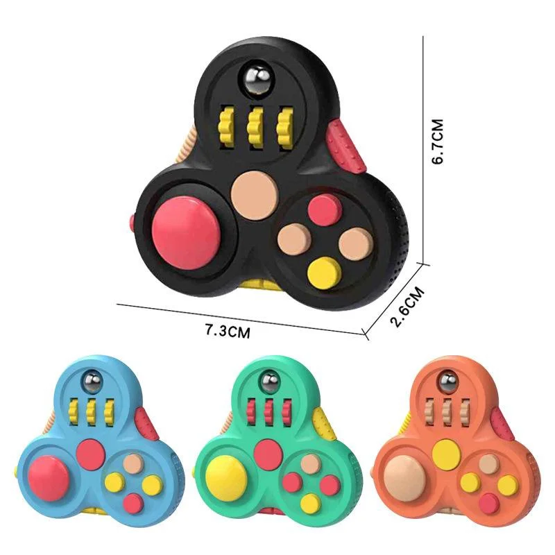Mainan Fidget spinner anti stres dewasa ajaib berputar mainan ujung jari pereda stres ADHD autisme untuk anak-anak