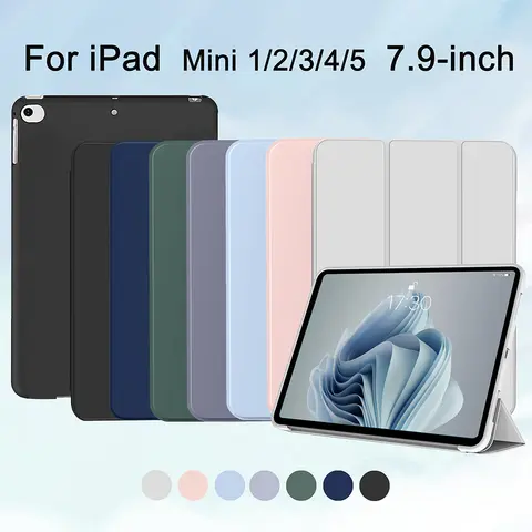 For iPad mini 5 4 3 2 1 Case, 7.9 inch iPad mini 1st 2nd 3rd 4th 5th Generation Flip Smart Cover [Support Auto Sleep/Wake]