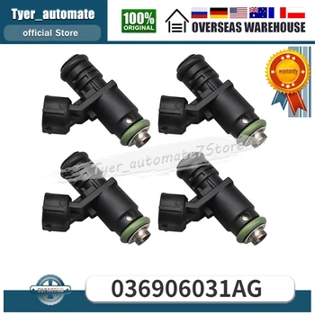 4pcs Fuel Injectors 036906031AG 036 906 031 AG For Skoda Fabia Estate Volkswagen Golf 5 Estate Seat Skoda MPV (5P1) Ibiza IV