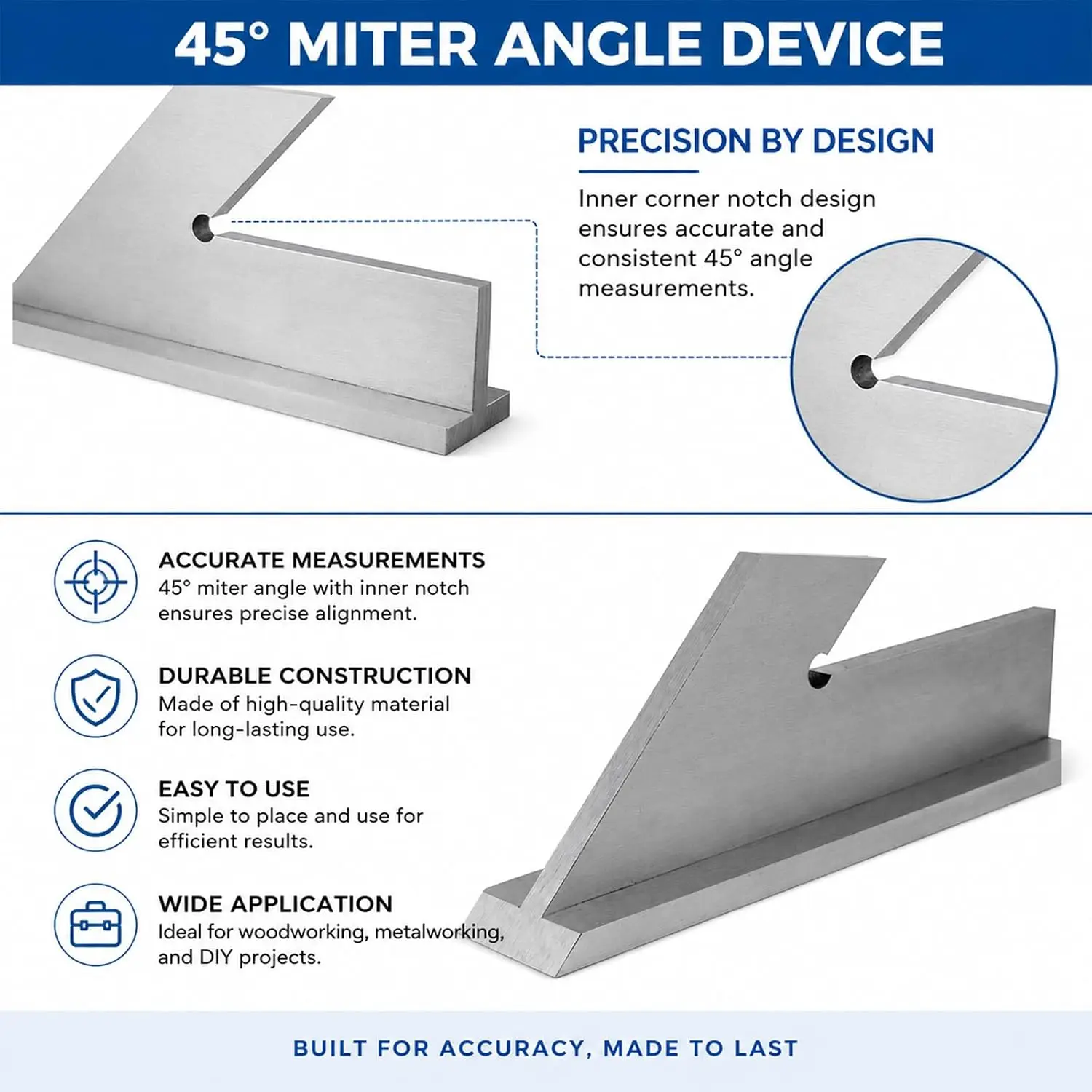 45 Degree Flat Edge Square Ruler For Carpentry Measurment Try Square Carpenter Tools Woodworking Metal Angle Ruler Set Squares