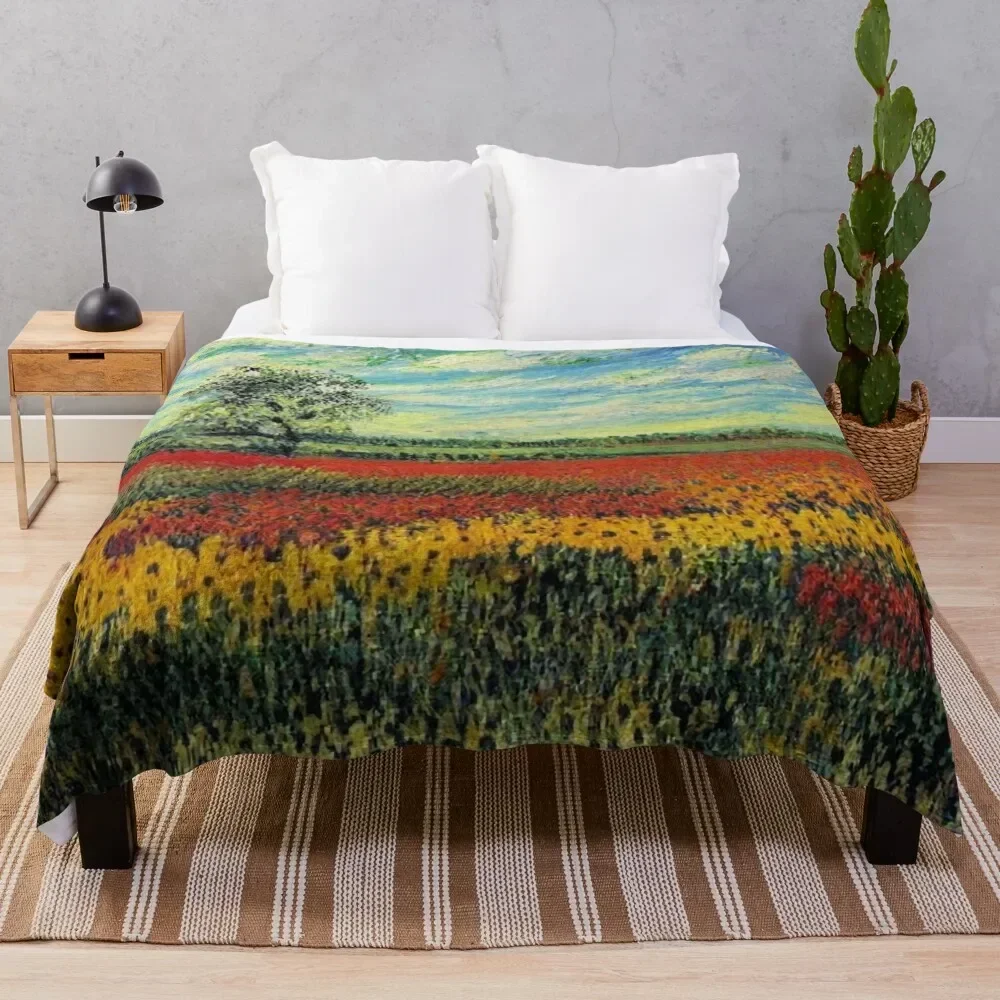 

Wildflowers Throw Blanket Thermal sofa bed Blankets