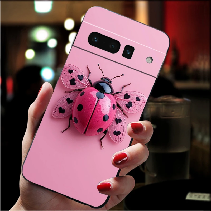 

Pink Aesthtic Phone Case For Google Pixel 10 9 Pro XL 9A 8 7 6 Pro Pixel 8A 7A 6A Pixel 8 7 6 5 Case