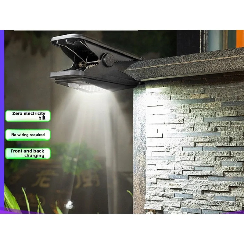 

Solar Clip Light Outdoor Polycrystalline Rechargeable Wall-Mounted Sensor Ambient Lighting