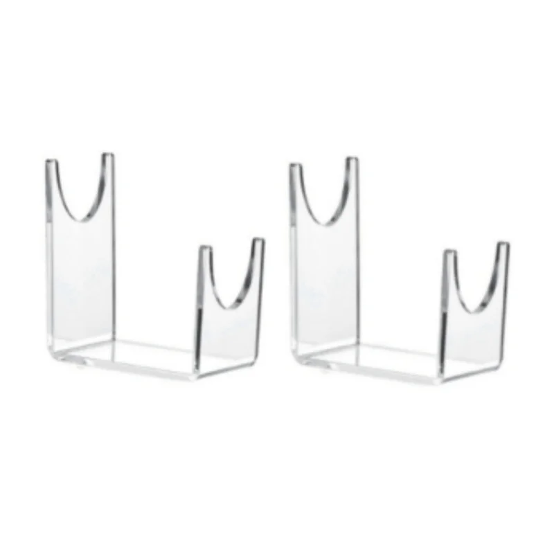 AS95-2 pezzi supporto acrilico per Shofar trasparente supporto per spada supporto per spada decorazione natalizia per casa e ufficio