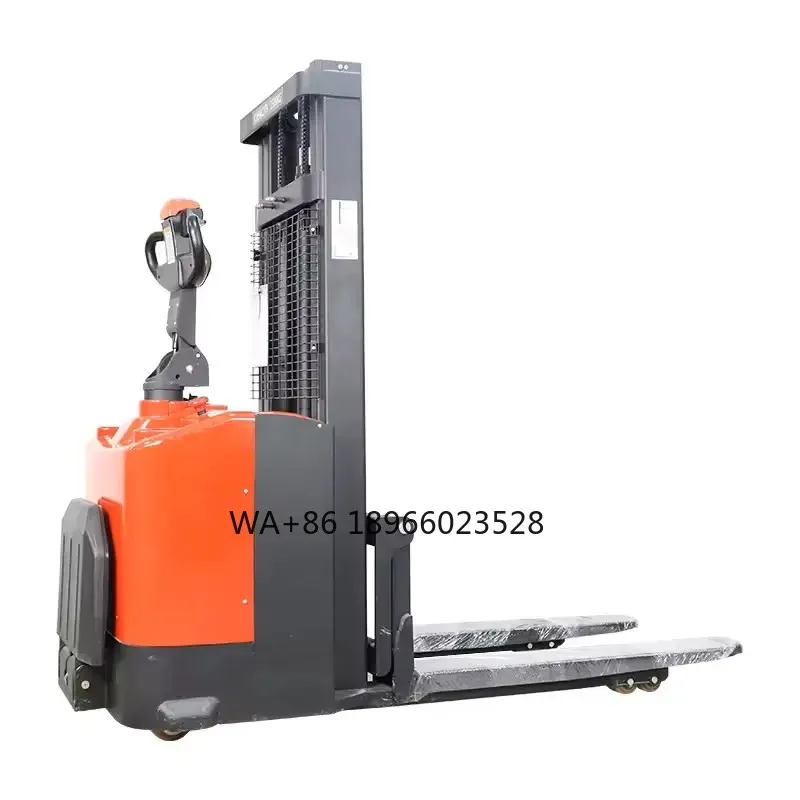 

Portable Electric Hydraulic Pallet Stacker Warehouses 1ton 1.5 Ton 2 Ton Capacity Printing Shops Core Pump Component