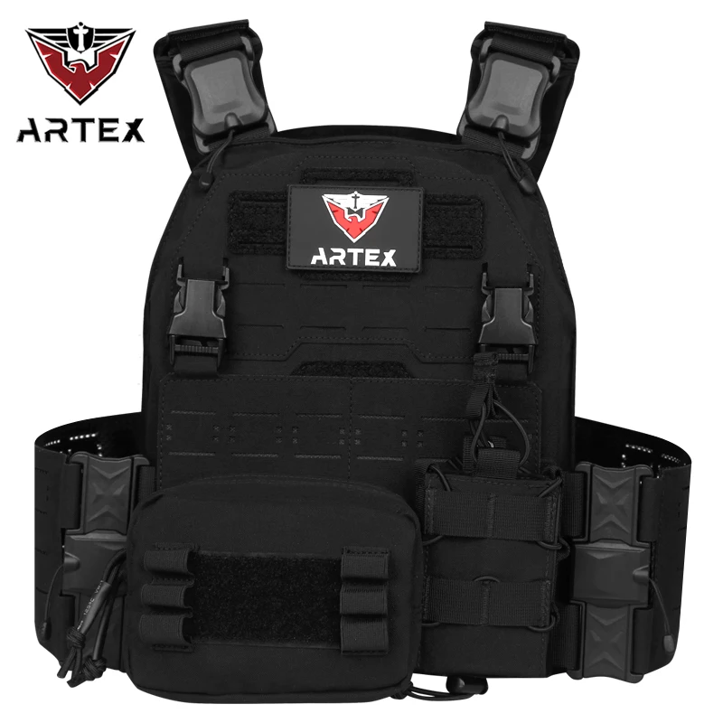 ARTEX 8310 Cycling Vest Outdoor Riding Gear MOLLE Style Vest Quick Release Design Laser Cut Style Storage Gear for Bike Sports