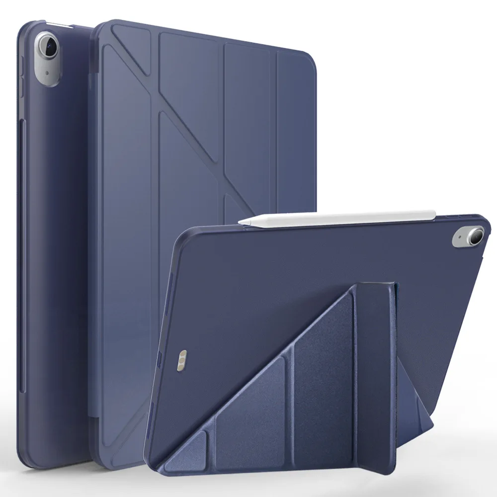 Y Folded Case for iPad Pro 11 2018-2024 Cover iPad Air 11 2025 A16 11th 10th 10.9 Shell iPad Air 2 3 4 5 Mini 6 7 A17 pro Cover