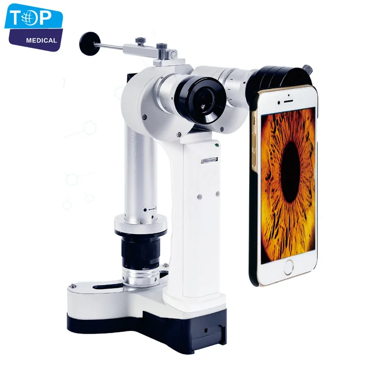 High quality factory price of portable binocular slit lamp with mobile adpter