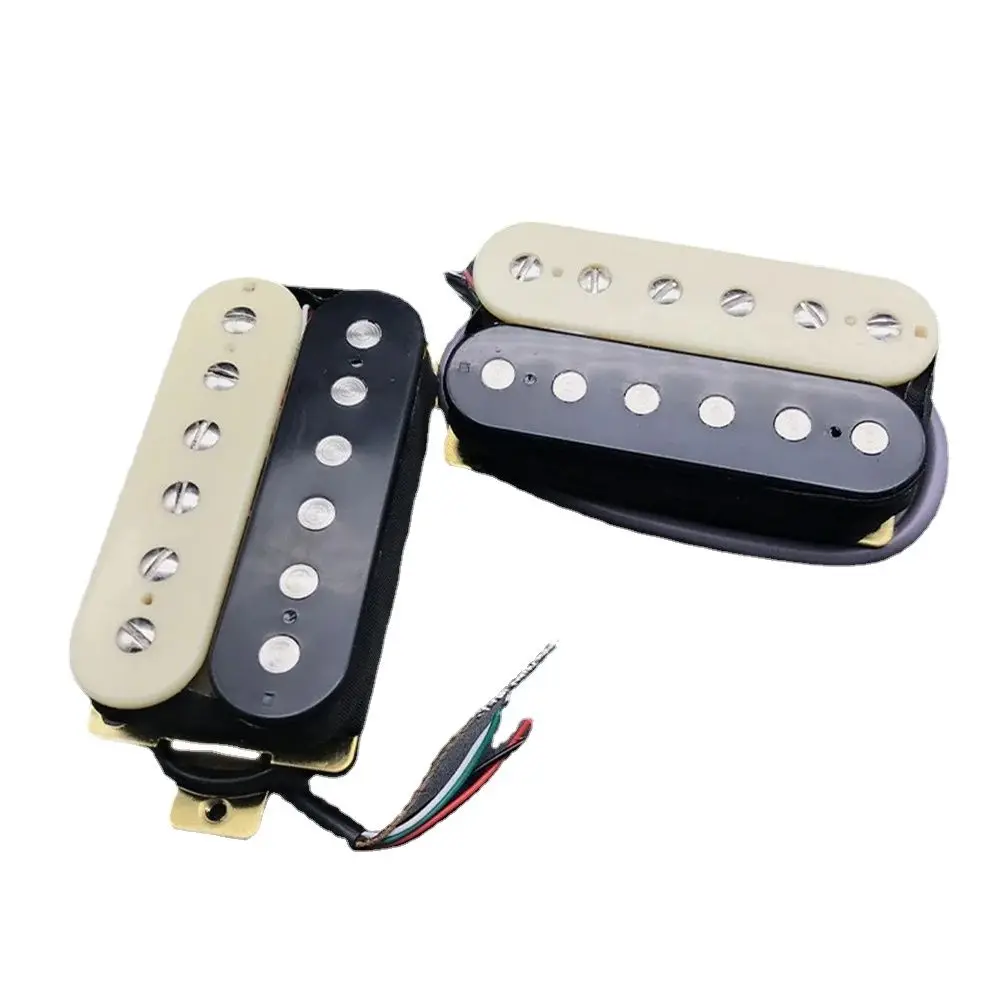 Humbucker Ceramic Pickup Humbucker Electric Guitar Pickup Neck and Bridge Zebra Colors Fits Most Dual Humbucker Parts