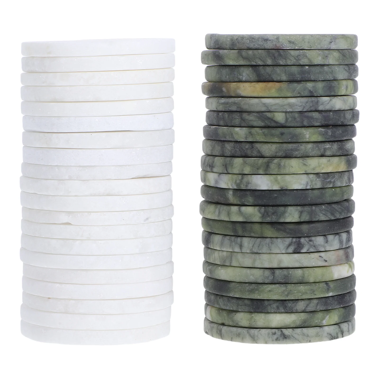 

40Pcs Natural Flat Skipping Stones River Rocks Outdoor Water Game Beach Pool Large for Skipping Games