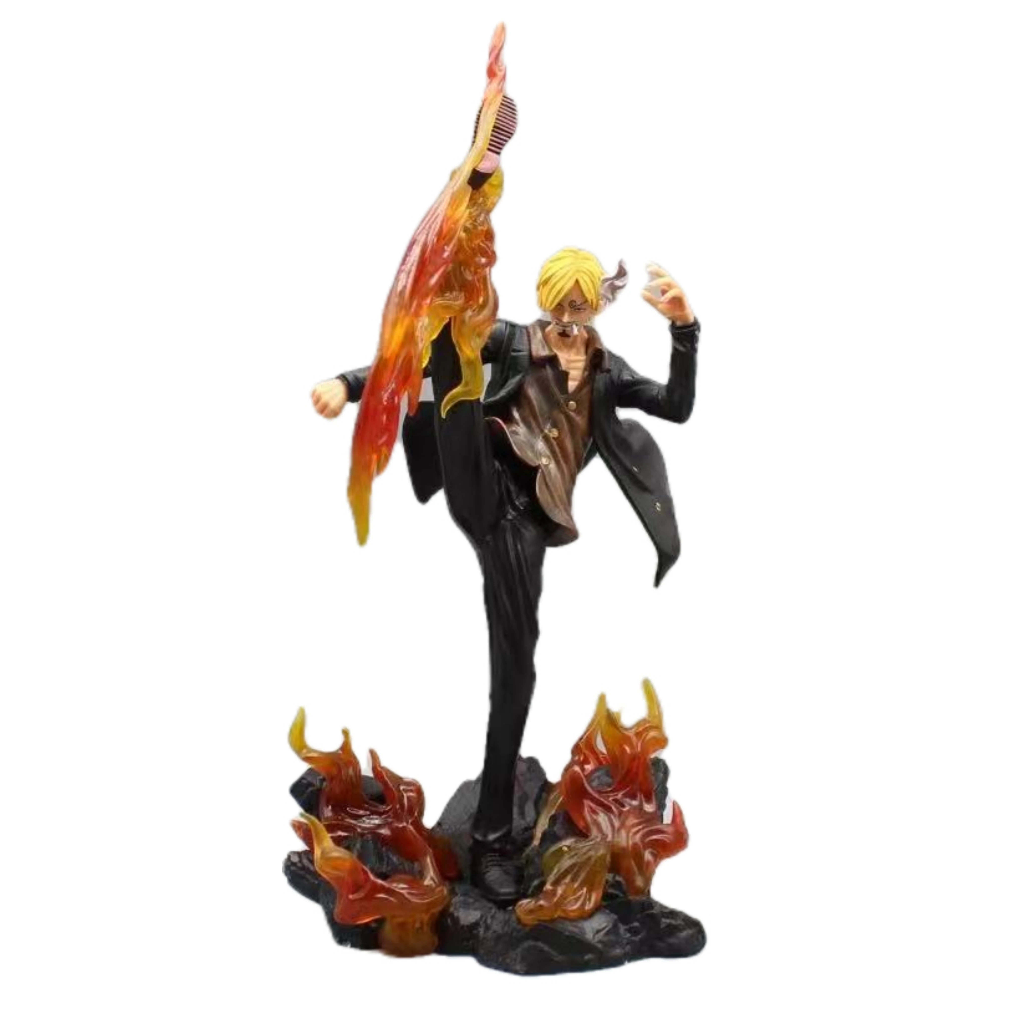 子供のためのPVCアクションフィギュア,サンジコレクタブルフィギュア,アニメコレクション,クリスマスプレゼント,ウィンドフィート,36cm