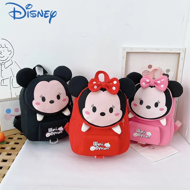 

Disney Minnie Mickey Backpack Children Backpacks Mummy Maternity Bag Kindergarten Fashion School Bags Baby Girls Boys Backpacks