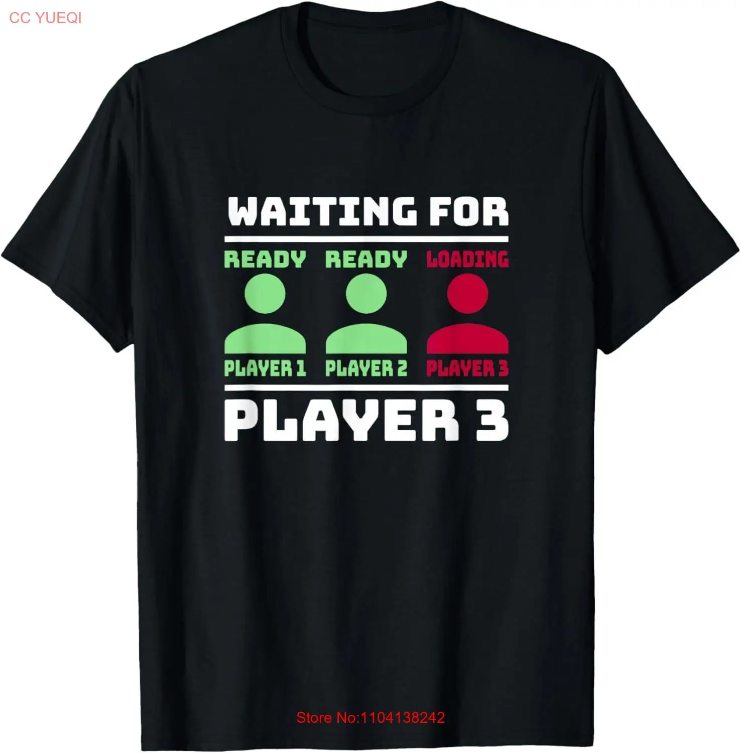 في انتظار لاعب 3 Gamer Nerd إعلان الحمل تي شيرت هوديي