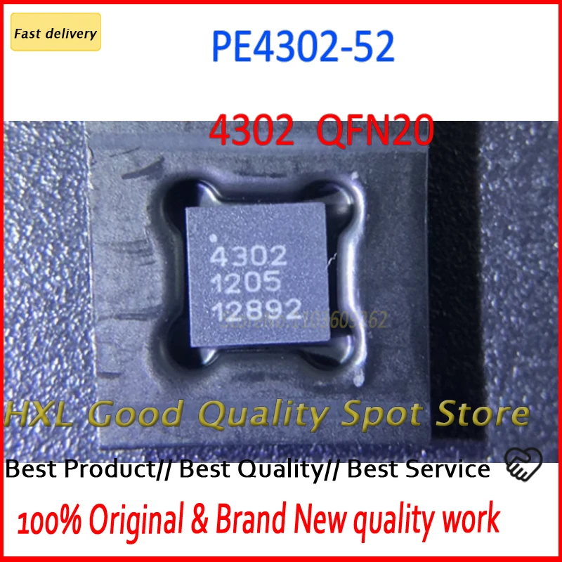 New Original 10PCS/lot E4302 PE4302-52 QFN20    In Stock