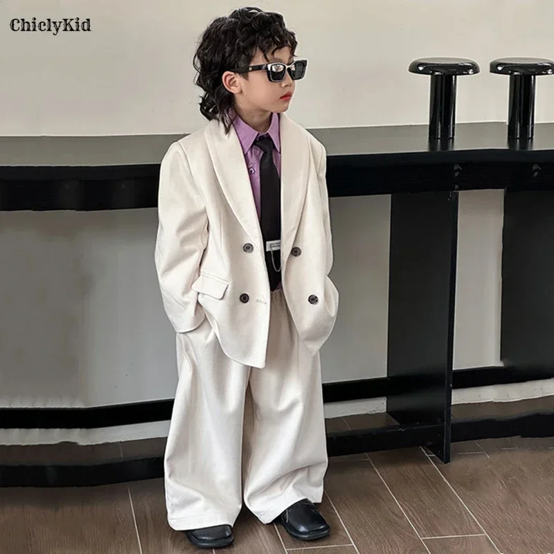 formal dress for kid boy Sophisticated Boys' Grey Linen Suit for Special Occasions 4 main image 0