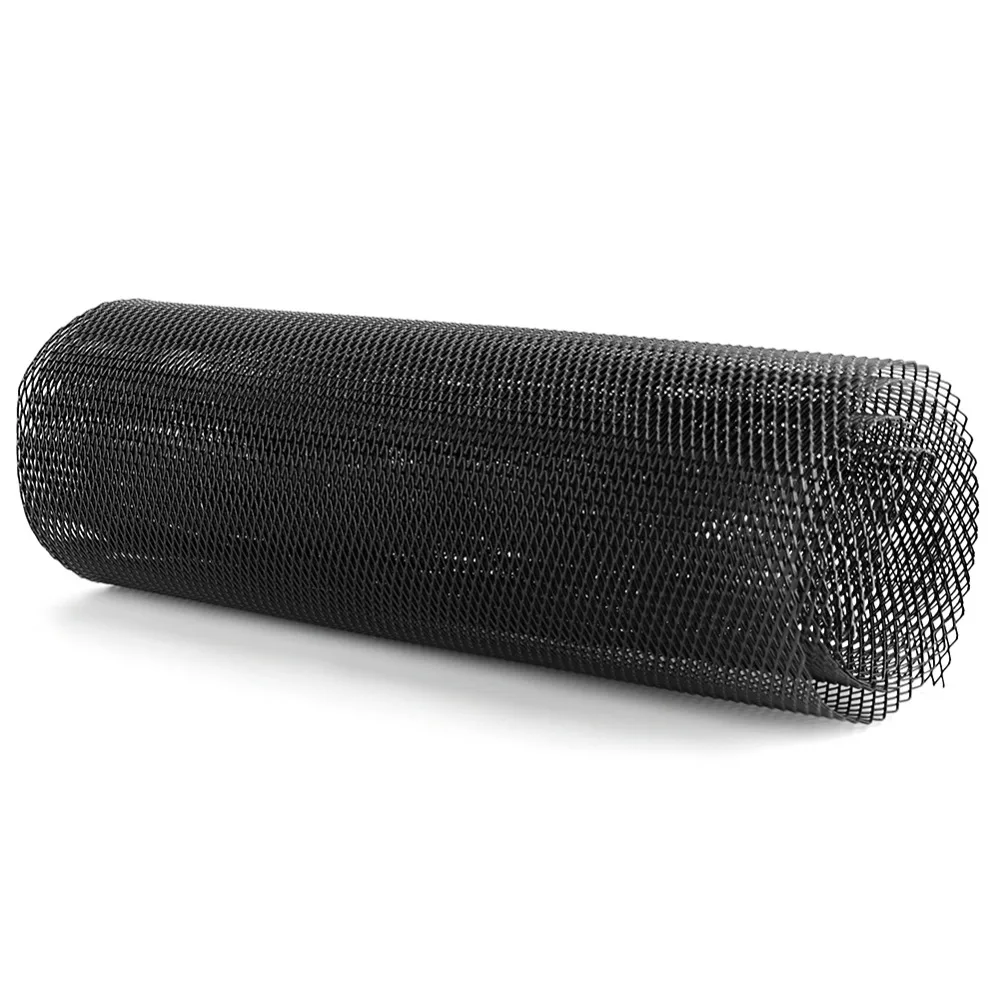 Handy Aluminium Alloy Car Grille Mesh Black Universal Grille Mesh Sheet Bumper Grille Net Front Grille Modification