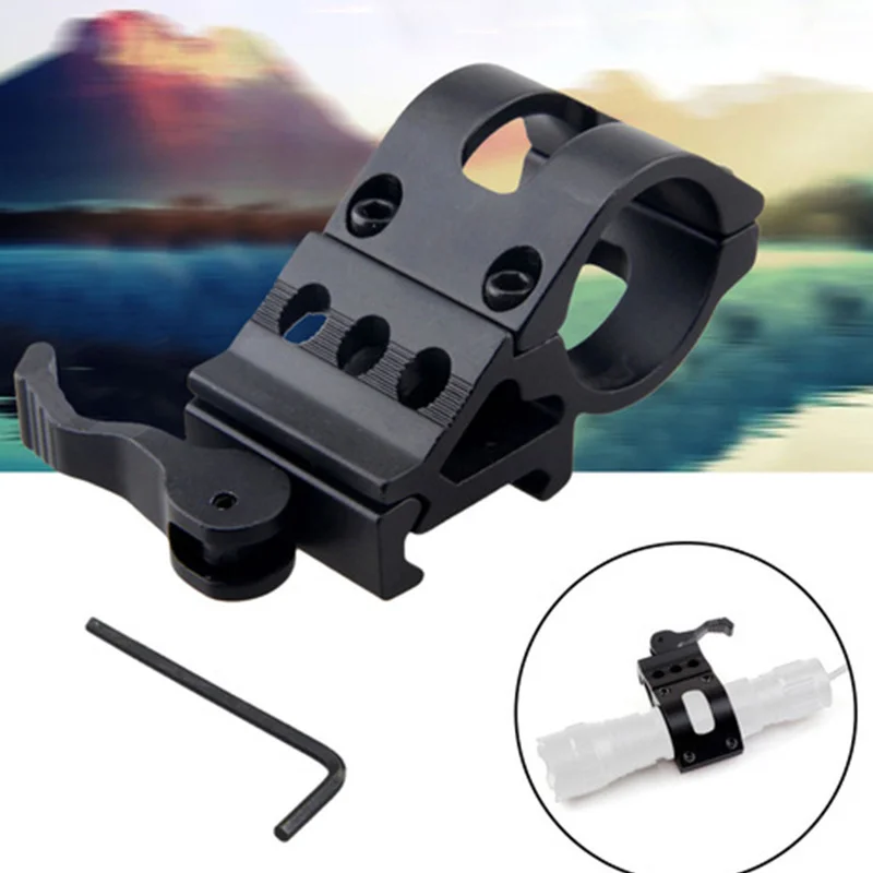 25mm Scope Mounts Flashlight Torch Mounts For 20mm Standard Picatinny/Weaver Rail