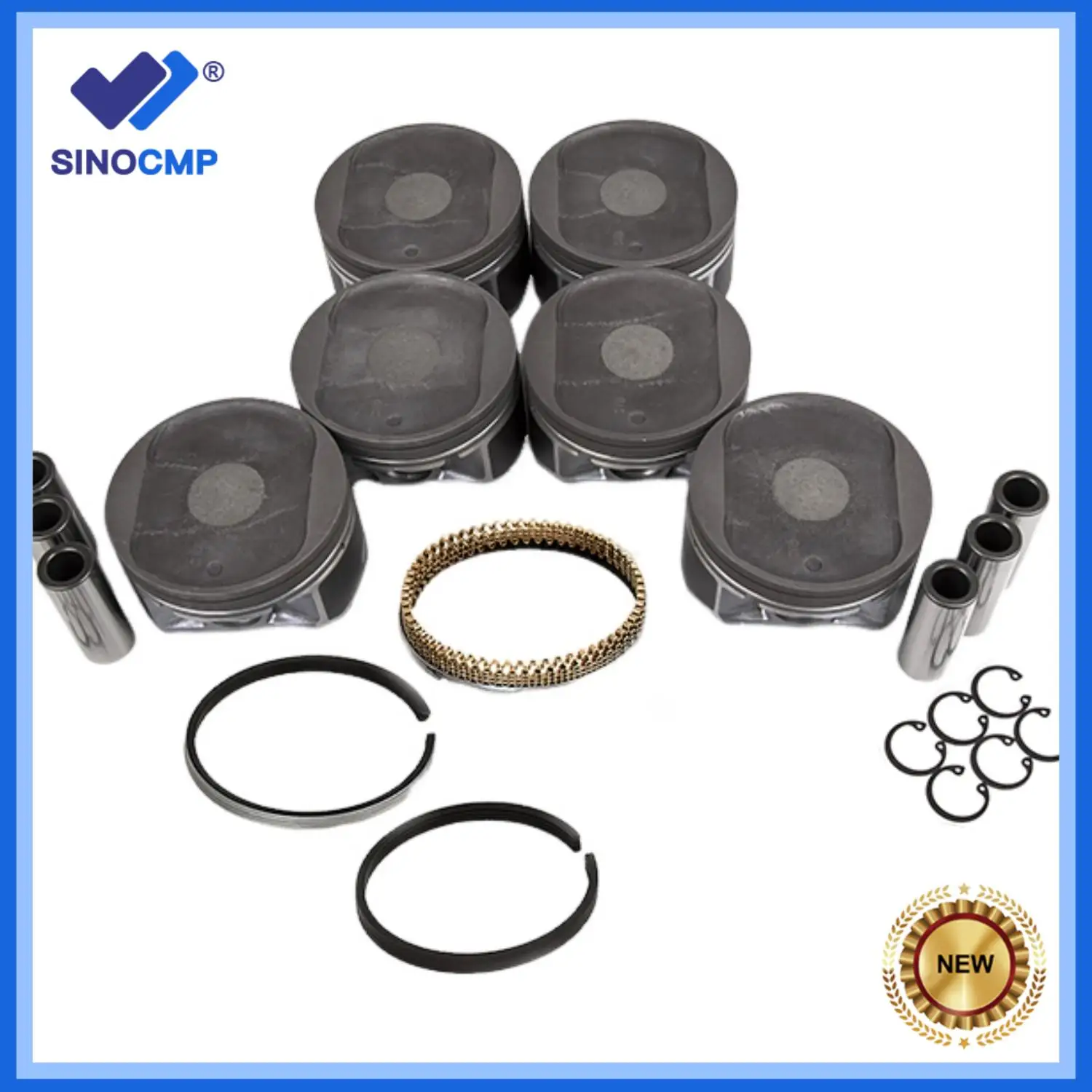 

6pcs VQ40DE Engine Piston Set For 2005-2010 Nissan Frontier Pathfinder Xterra 4.0 12010-EA200 12010-EA20B Auto Parts