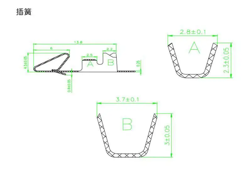 50 Stück CH3.96 Steckergehäuse Stecker Männlich Rastermaß 3,96 mm 2/3/4/5/6/7/8/10P – Detail 2