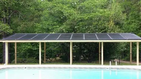 Fully automatic swimming pool solar water heater products home Roof top thermodynamic solar energy heating swimming pool