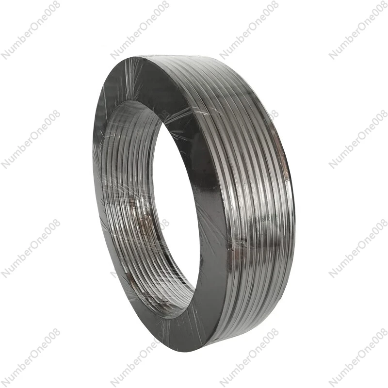 Metal Spiral-Wound Gasket High Temperature Resistant and High Pressure Flange Graphite Sealing Washer Dn400 (6 Pieces)