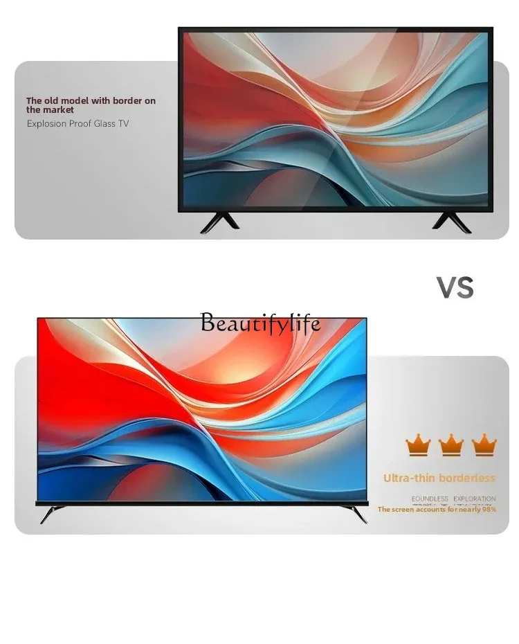 *borderless comprehensive 100-inch TV 110 network 85WIFI65 LCD high definition 4k large screen
