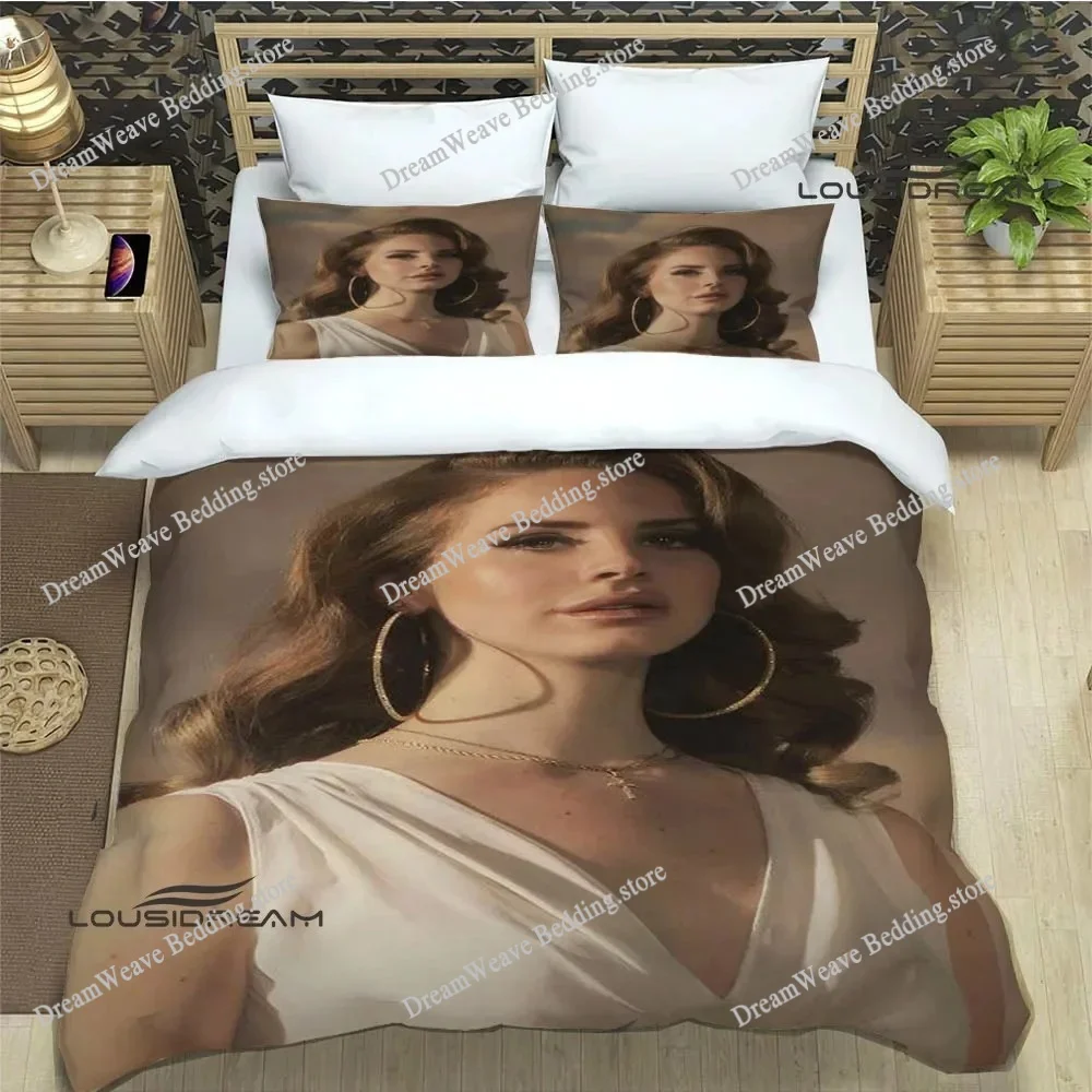 

Lana Del Rey May Jailer Bedding Set Duvet Cover Polyester Quilt Cover Pillowcase Comforter King Queen Single Size for Boys Adult