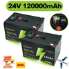リチウム 24V 120Ah LiFePO4 ディープ 4000+ サイクルバッテリー充電式バッテリー照明、パワーホイール、太陽光発電/風力発電、小型 UPS 用 1