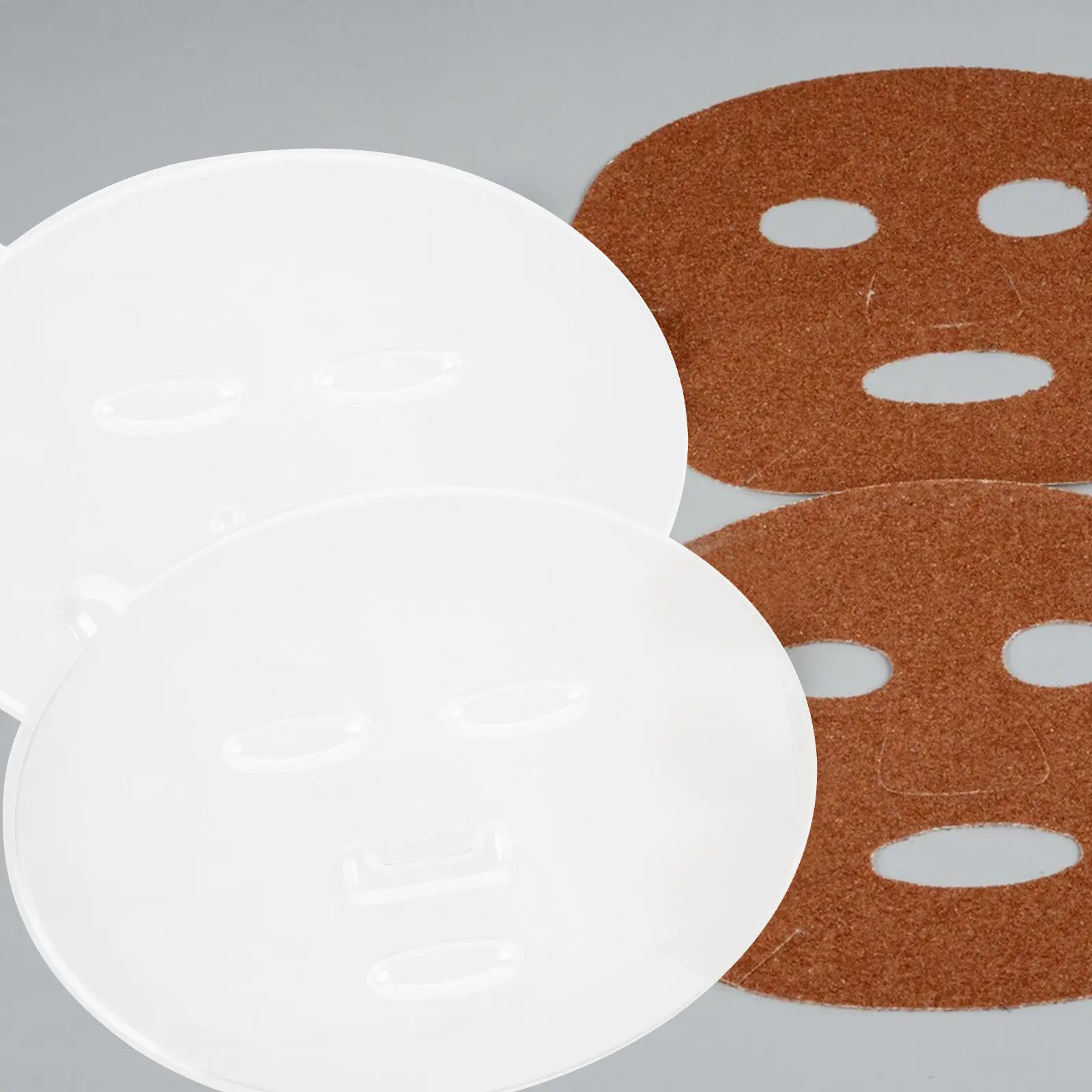 20 Stück DIY-Gesichtsmaskenform, wiederverwendbares tragbares Werkzeug für Kollagen-Algen-Schlamm-Masken, Hautpflege, Schönheitsinstrument, Zubehör