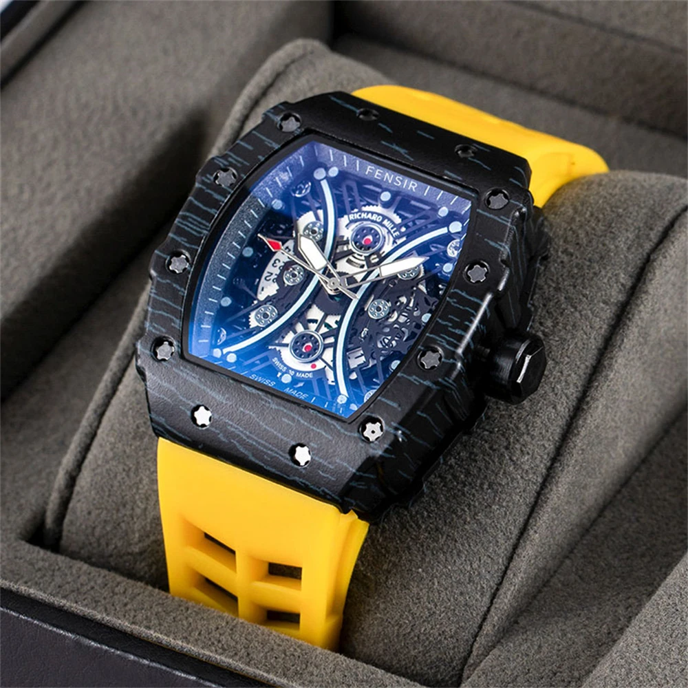 

New Men's Luxury Famous Brand Business Sports Watches 2024 Unusual Waterproof Quartz Watch For Men WristWatch Clock montre homme