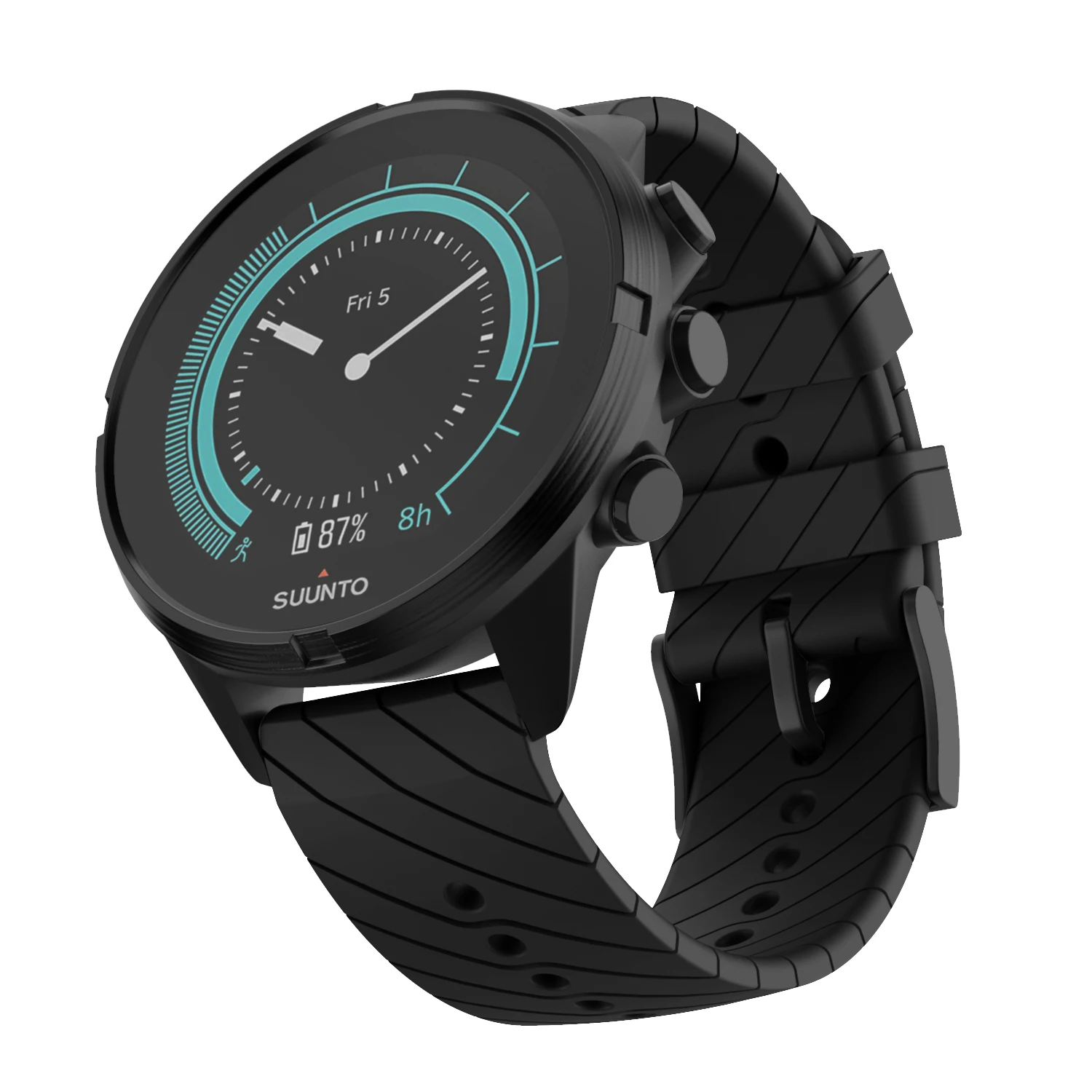 Correa de silicona para reloj, pulsera deportiva de 24mm para Suunto 7, Suunto 9, Baro, Suunto Spartan, Hr