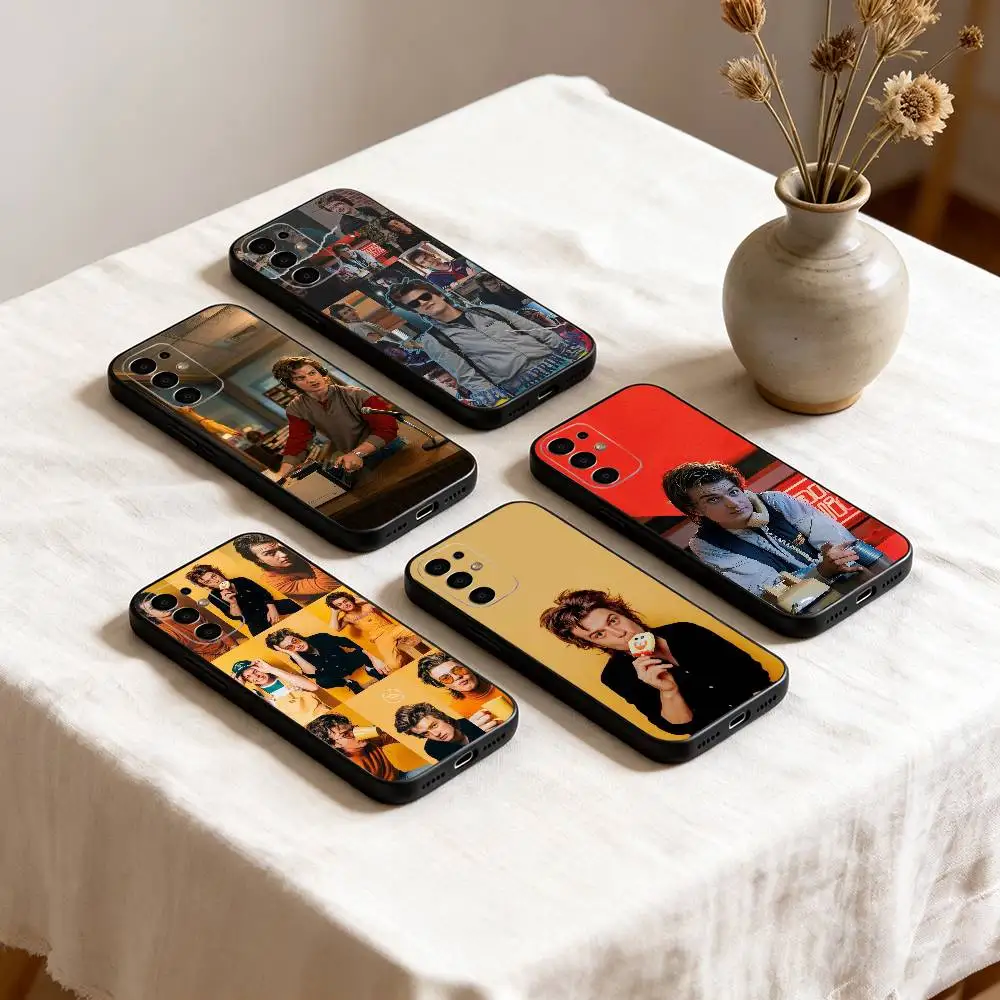 

S-steve H-harrington Phone Case Black Silicone Soft For Samsung S25,S24,S21,S22,S23,S30,Ultra,S20,Plus,Fe,Lite