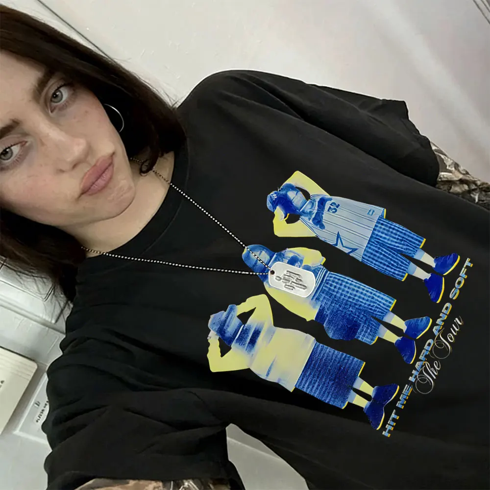 

Hit Me Hard and Soft Tour 2026 Same Style Print T Shirt Men Women Fashion Pop Music Tshirt Unisex Y2k Casual Oversized T-shirts