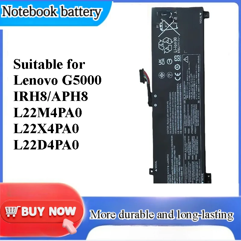 for Lenovo G5000 IRH8 APH8 L22M4PA0 L22X4PA0 L22D4PA0 Battery Replacement