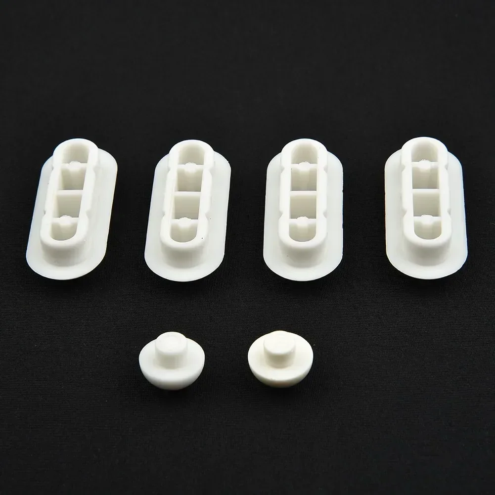 

Toilet Lid Accessories Brand New Toilet Seat Buffers Pack-White Stop Bumper Fit Most-White Toilet Seat Bathroom Products