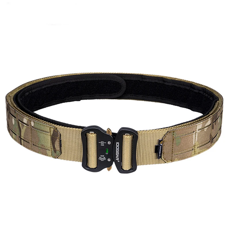 

RD TACTICAL Tactical waist seal 2-inch ronin belt laser cutting integrated camouflage waist seal metal buckle outdoor military