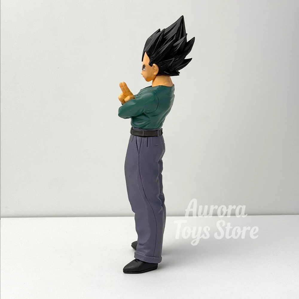 24.5cm/9.65in 애니메이션 드래곤 볼 피규어 캐주얼 의류 베지터 액션 피규어 PVC 컬렉션 모델 장난감 어린이 선물용