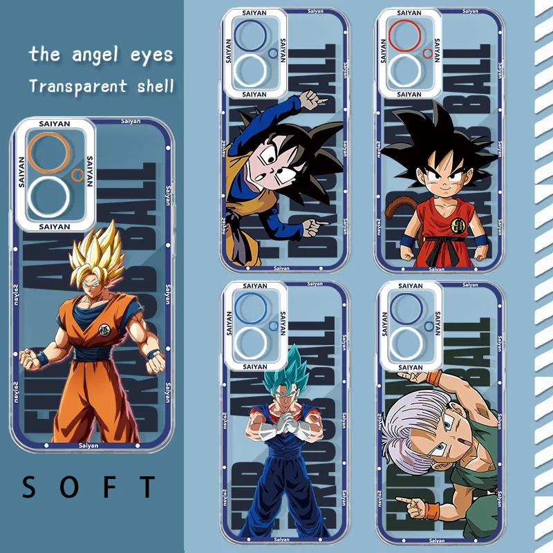 D-Dragon Balls Angel Eye Phone Case For OPPO Reno Realme Find X3 Lite 11 10 6 5 6Z 8T 8Z 5F 8 7 7i(Global) 5 Pro Plus Funda Soft