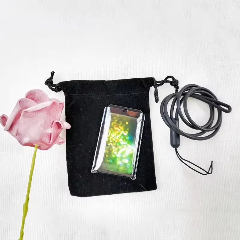 custom The new terahertz chip pendant features an energy pendant with a velvet bag