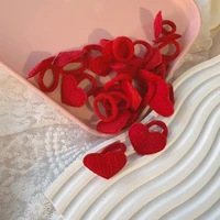 10 unids/lote de bandas elásticas para el cabello para niños, banda de goma para niñas, dulces, lazos para el cabello, accesorios bonitos para el cabello para bebés