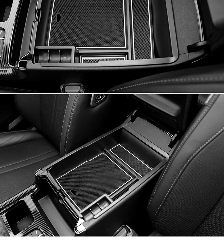 

Внутренняя отделка автомобиля, черный центральный ящик для хранения, консоль, подлокотник, органайзер, держатель, АБС-материал для Kia Sorento MQ4 2021-2026 LHD