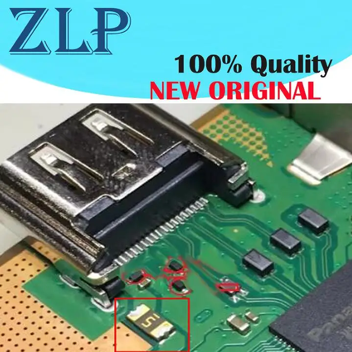 For Playstation 4 For PS4 SMD Fuse S 5 (Near-hdmi Connector) on Motherboard Fix Component