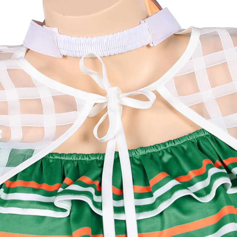 Rivals écureuil fille Doreen vert Cosplay maillot de bain déguisement pour femmes filles Bikinis ensemble tenues Halloween carnaval Costume