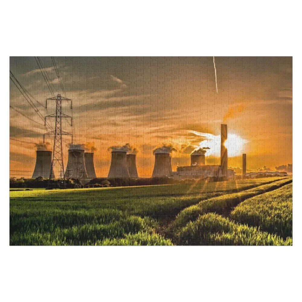 

#21 Sunsetting on Ratcliffe Power Station Jigsaw Puzzle Photo Personalized Gift Married Animal Puzzle
