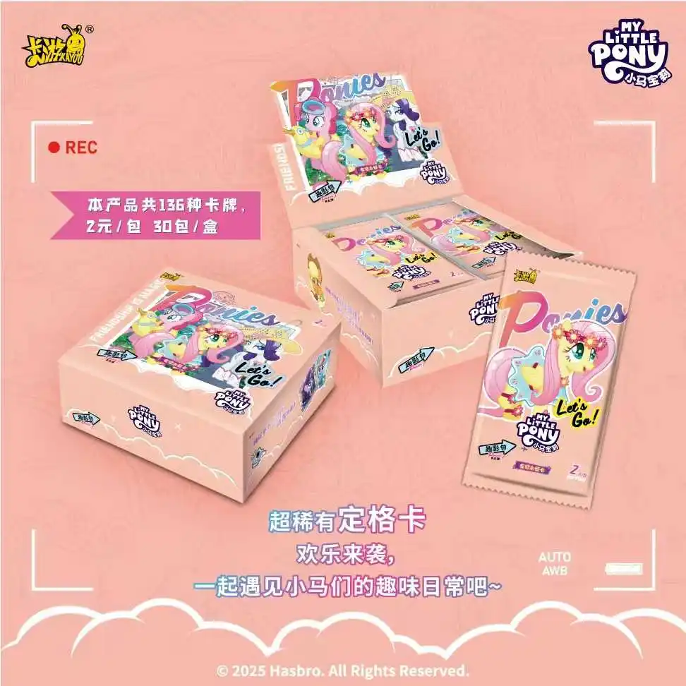 KAYOU Oryginalne Karty My Little Pony Przyjaźń Na Zawsze Zabawny Filmowy Zestaw Epizod 5 Kolekcja Anime Karty Zabawki Prezent