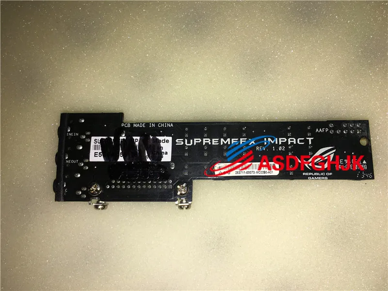 FOR ASUS SUPRE MEFX IMPACT Audio BOARD  100% Works Perfectly