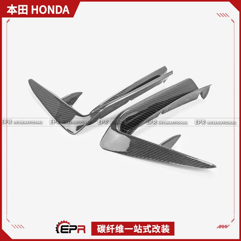 

Для Honda Civic FL5 Type R из углеродного волокна EPA, передняя панель, трендовая маленькая модифицированная нашивка объемного звучания