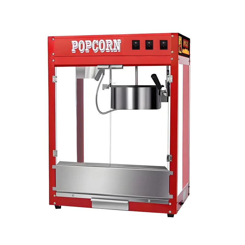 Wholesale 220v commercial stainless steel popcorn machine, suitable for large-capacity electric popcorn machine in cinema snack