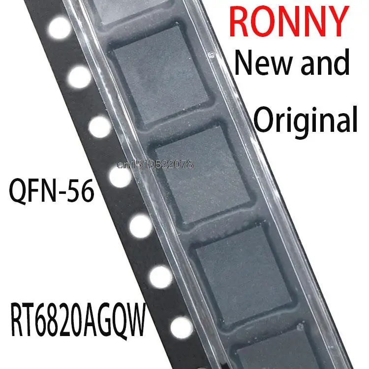 5PCS New and Original  RT6820A  QFN-56 RT6820AGQW