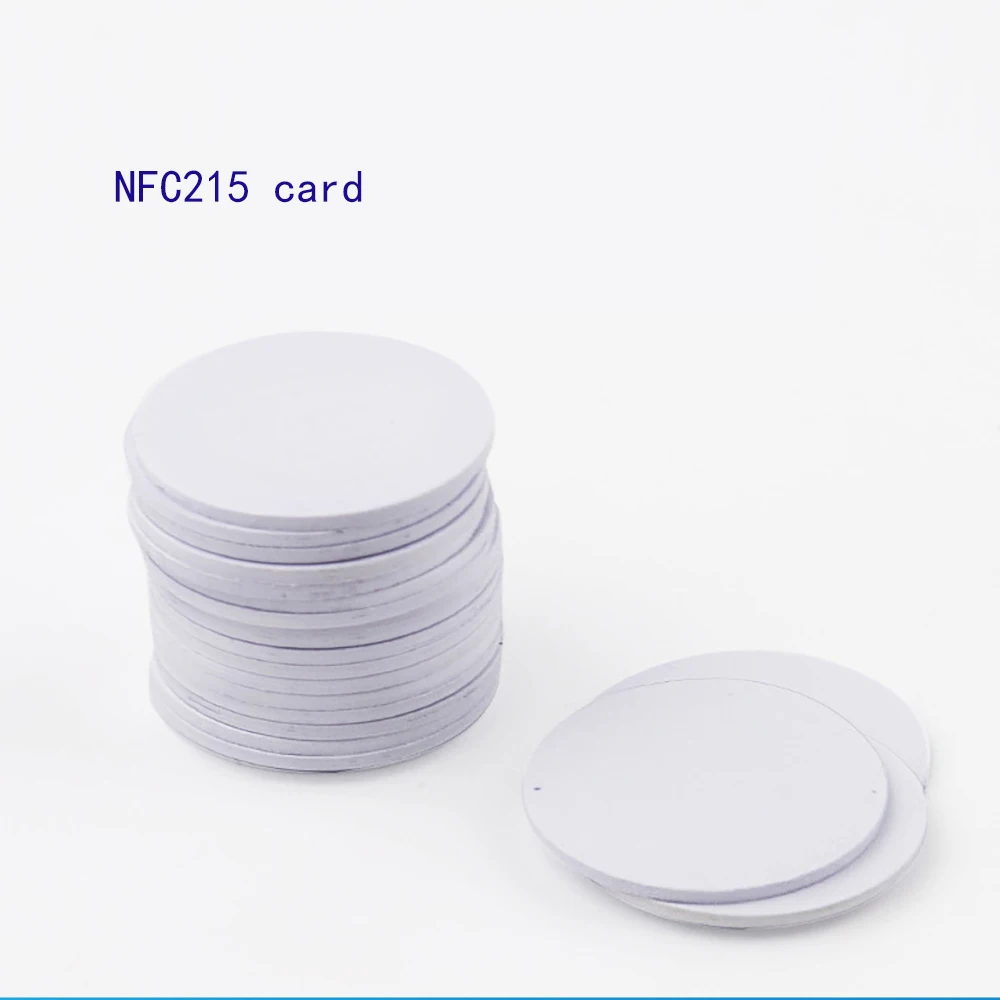 بطاقة NFC 215، بطاقات NTAG215 NFC المستديرة NFC 215 بطاقة متوافقة مع الهواتف المحمولة والأجهزة التي تدعم TagMo NFC